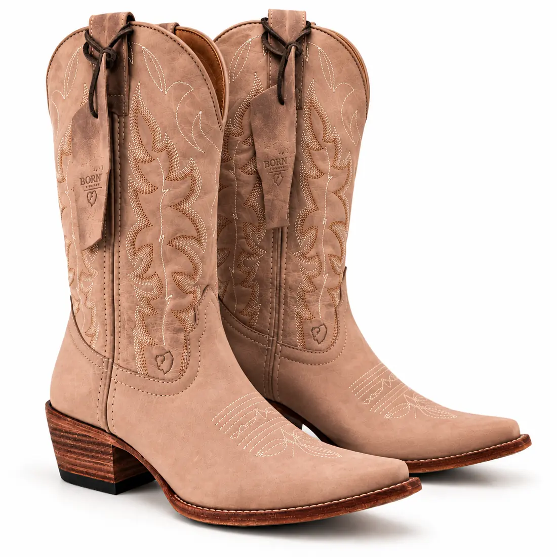 Bota Country Feminina Western Bordada – Estilo, Elegância e Autenticidade — miniatura 5