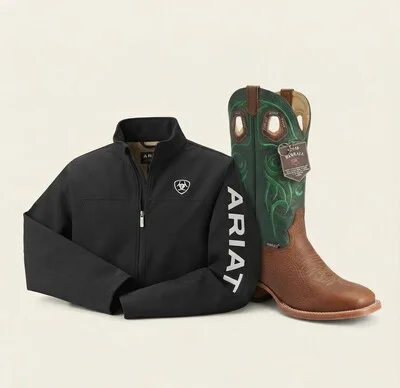 Kit Exclusivo: Jaqueta Ariat Softshell + Bota Texana Parral