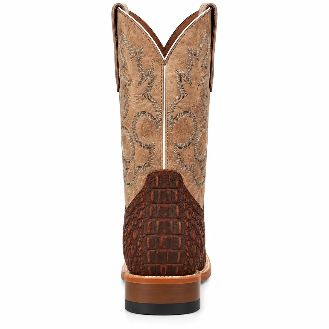Bota Country Masculina Western em Couro de Caiman Legítimo – Exclusividade, Luxo e Tradição Cowboy — miniatura 4