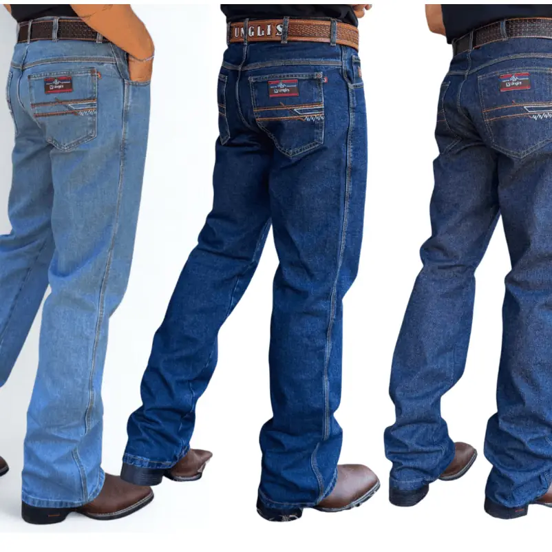 Kit 3 Calças Jeans Country Masculinas 100% Algodão — miniatura 4