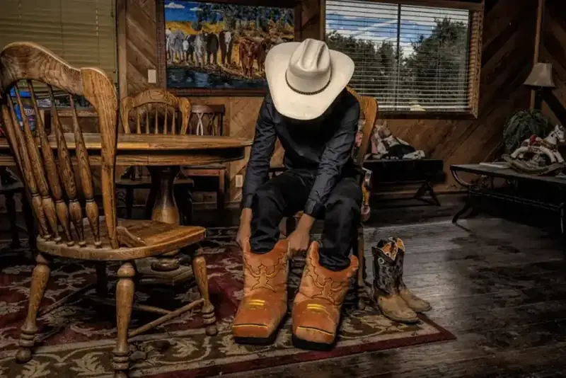Pantufa Texana Bota Cowboy — miniatura 2